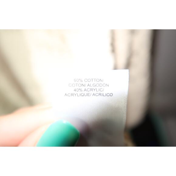 Lucky Brand Crochet Cardigan Boho Drop Shoulder Large - Picture 5 of 8